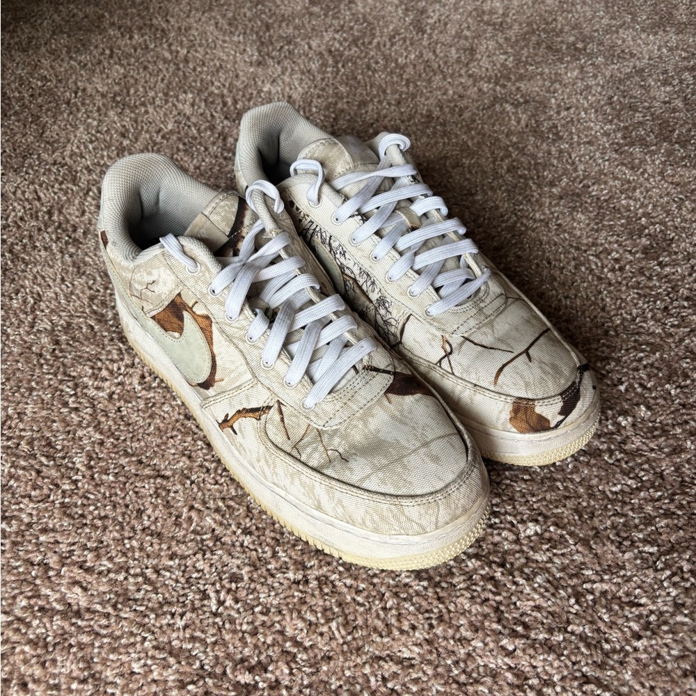 Nike Realtree x Air Force 1 Low ‘White Camo’ Sneakers - Size 12